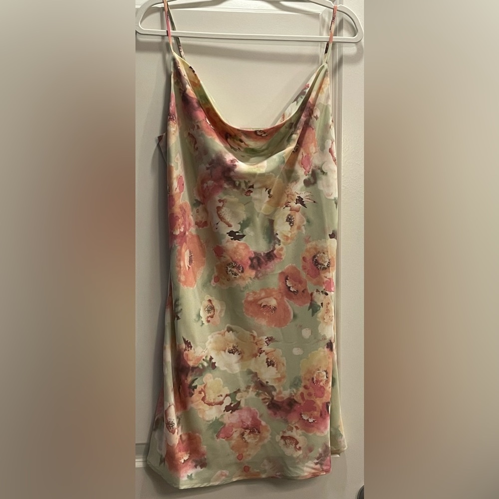 Never worn silk slip dress!